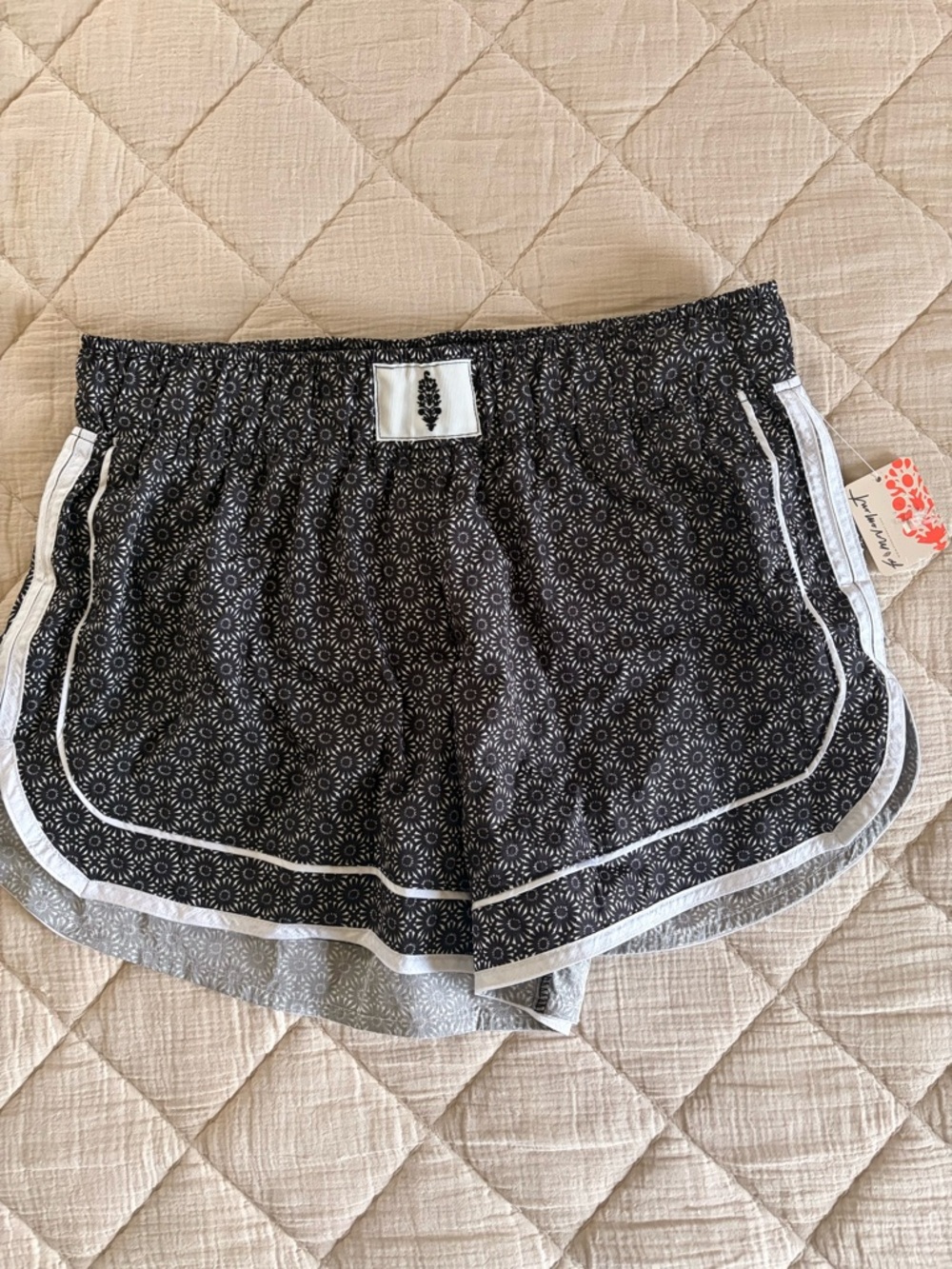 NWT- FP Movement by Free People Varsity Blues Printed Shorts Large